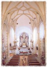 Kirchenansicht Innen von Orgel aus 